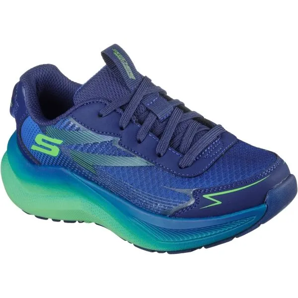 Skechers MAX CUSHIONING ASCENDER Detská vychádzková obuv, tmavo modrá, veľkosť