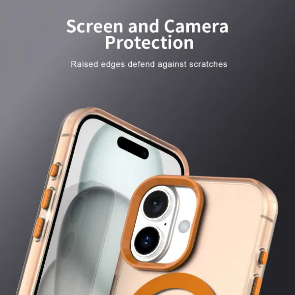 Techsuit CandyCase MagSafe, iPhone 17 Pro, oranžové