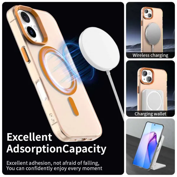 Techsuit CandyCase MagSafe, iPhone 17 Pro, oranžové