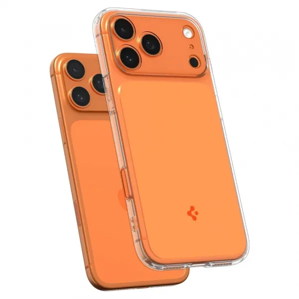 Spigen Ultra Hybrid "T" Mag s MagSafe, iPhone 17 Pro, oranžové