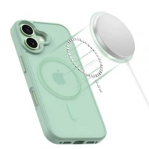 Tech-Protect MagMat MagSafe iPhone 17, zelený matný