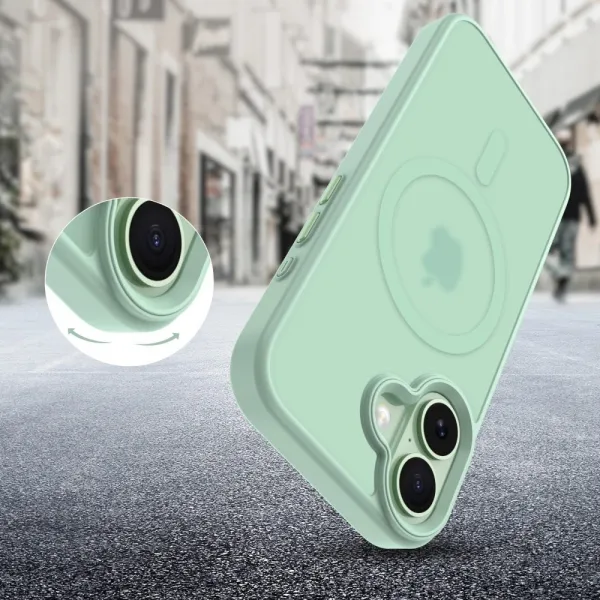 Tech-Protect MagMat MagSafe iPhone 17, zelený matný