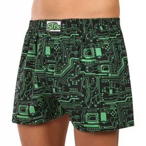 Pánske trenírky Styx art klasická guma nadrozmer tišťák (E1953) 3XL