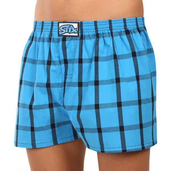 Pánske trenky Styx klasická guma viacfarebné (A0101) M, trenírky