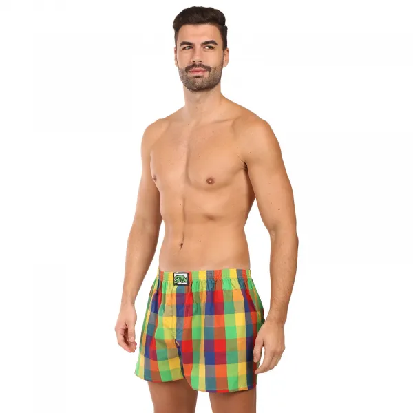 Pánske trenky Styx klasická guma viacfarebné (A0105) M, trenírky
