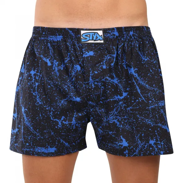 3PACK pánske trenky Styx art klasická guma viacfarebné (3A19234) M, trenírky