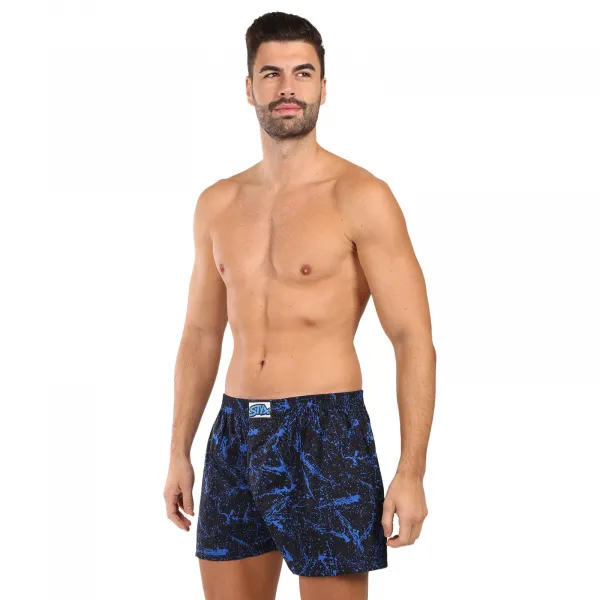 3PACK pánske trenky Styx art klasická guma viacfarebné (3A19234) M, trenírky