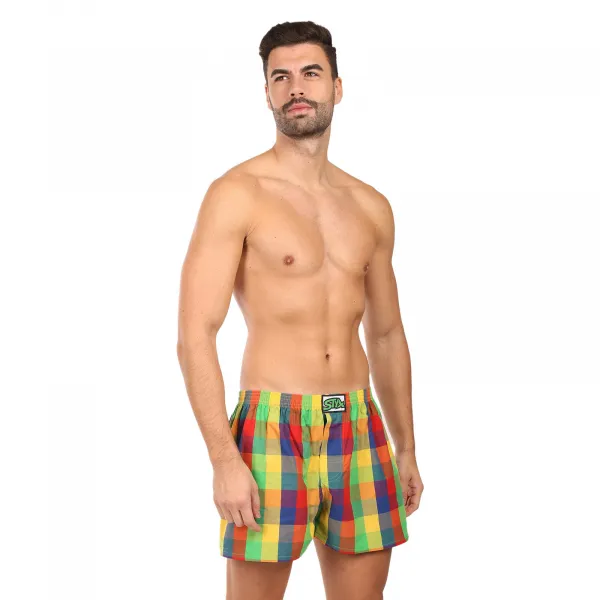 5PACK pánske trenky Styx klasická guma viacfarebné (5A0112345) S, trenírky