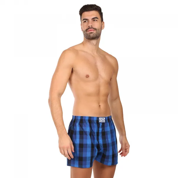 3PACK pánske trenky Styx klasická guma viacfarebné (3A010103) S, trenírky