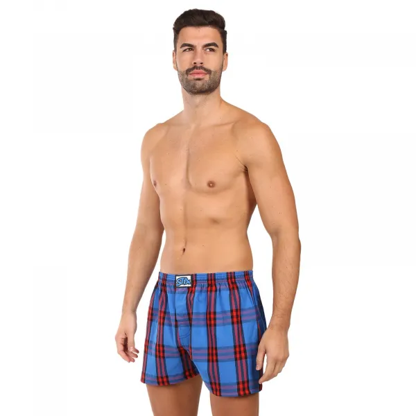3PACK pánske trenky Styx klasická guma viacfarebné (3A010205) S, trenírky
