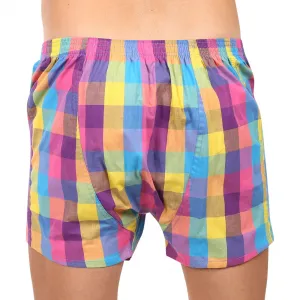3PACK pánske trenky Styx klasická guma viacfarebné (3A010406) M, trenírky