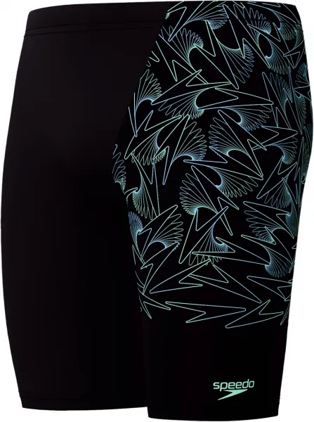 Speedo hyperboom v-cut jammer black/green s - uk32