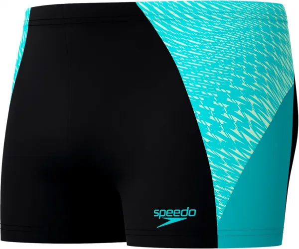 Speedo max splice aquashort turquoise/black s - uk32