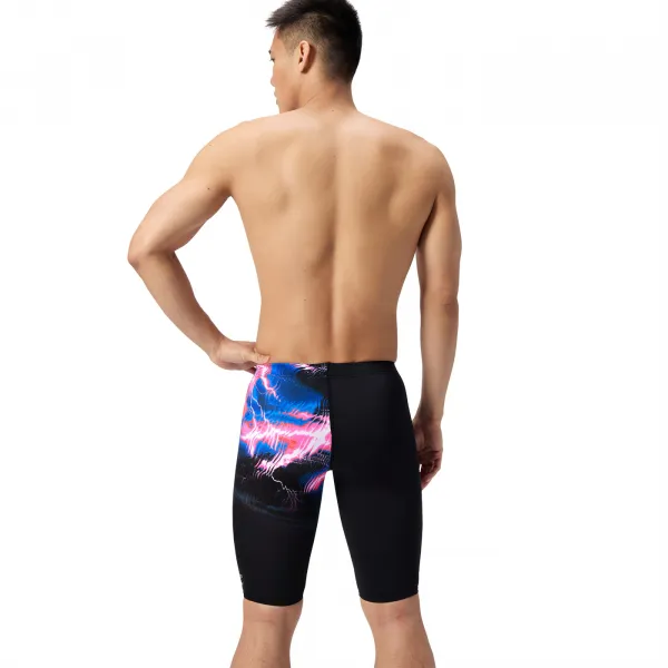 Speedo placement printed jammer black/pink s - uk32