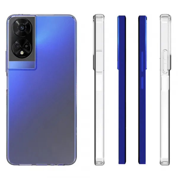 TPU Ochranný kryt pre TCL 50 5G priehľadný