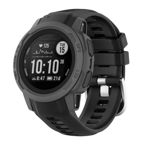 SILICONE Remienok pre Garmin Instinct 2S čierny