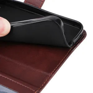 ENKAY PREMIUM SET Peňaženkové puzdro a ochranné sklo Honor X5c Plus hnedé
