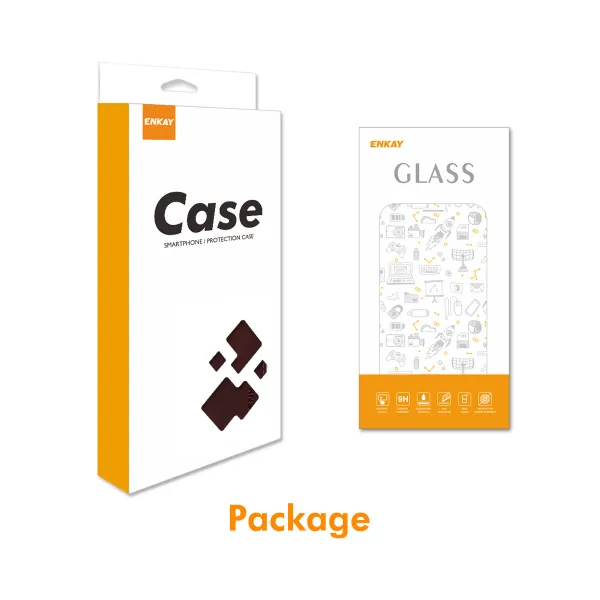 ENKAY PREMIUM SET Peňaženkové puzdro a ochranné sklo Honor X5c Plus hnedé