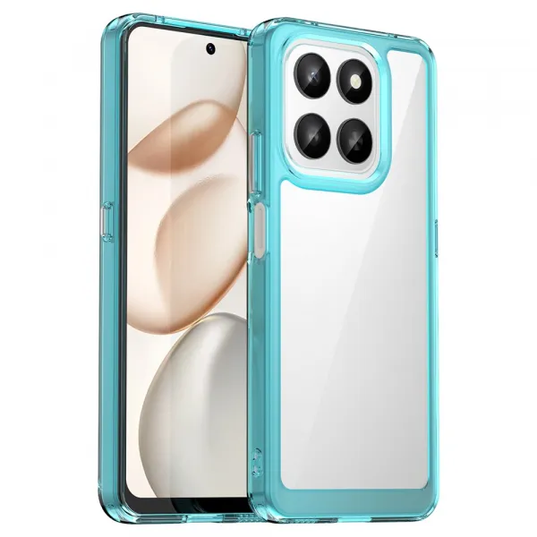 CRYSTAL Ochranný kryt pre Honor 400 Smart 5G / Honor X7d tyrkysový