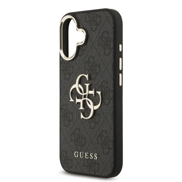 GUESS 4G METAL Ochranný obal pre Apple iPhone 17 GREY
