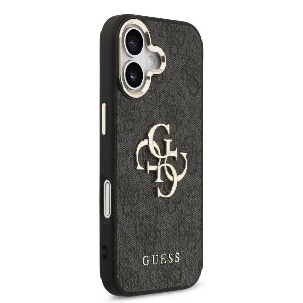 GUESS 4G METAL Ochranný obal pre Apple iPhone 17 GREY