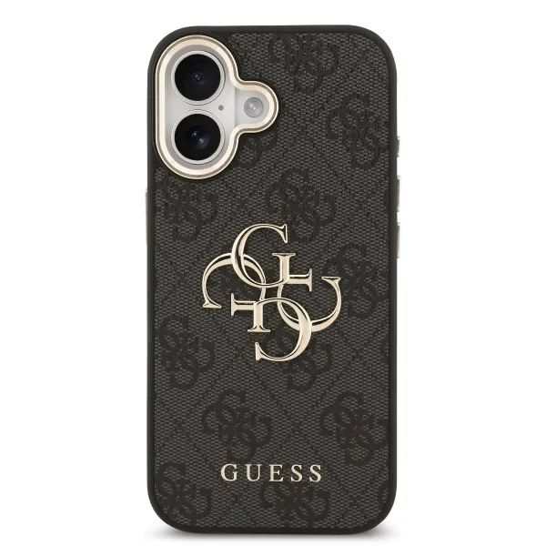 GUESS 4G METAL Ochranný obal pre Apple iPhone 17 GREY