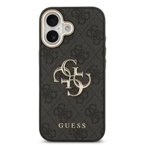 GUESS 4G METAL Ochranný obal pre Apple iPhone 17 GREY