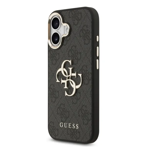GUESS 4G METAL Ochranný obal pre Apple iPhone 17 GREY