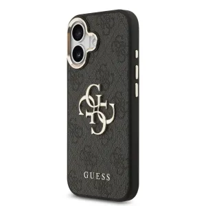 GUESS 4G METAL Ochranný obal pre Apple iPhone 17 GREY