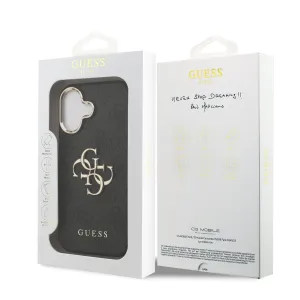 GUESS 4G METAL Ochranný obal pre Apple iPhone 17 GREY