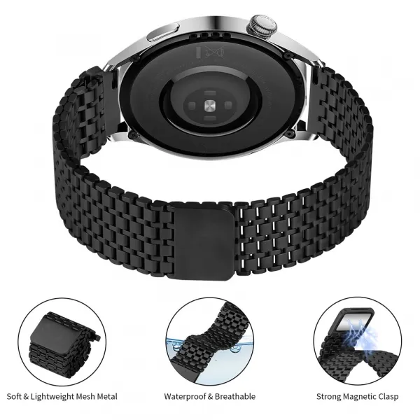 MAGNEMESH Kovový remienok pre Garmin Venu 3 / Venu 4 45mm čierny