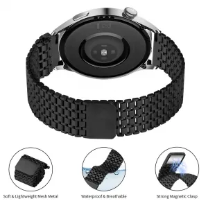 MAGNEMESH Kovový remienok pre Garmin Venu 3 / Venu 4 45mm čierny