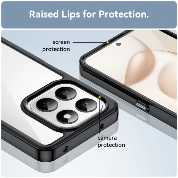 CRYSTAL Ochranný kryt pre Honor 400 Smart 5G / Honor X7d čierny