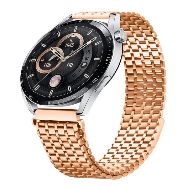 MAGNEMESH Kovový remienok pre Garmin Venu 3 / Venu 4 45mm ROSE GOLD