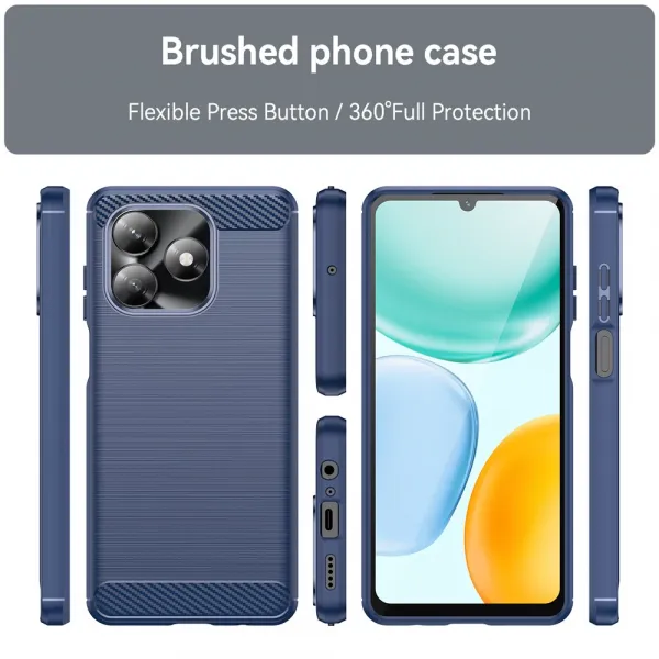 FLEXI TPU Ochranný kryt Honor X5c Plus modrý
