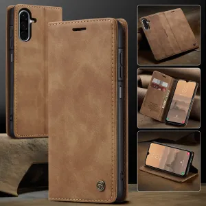 CASEME Peňaženkový obal pre Samsung Galaxy A17 / A17 5G svetlohnedý