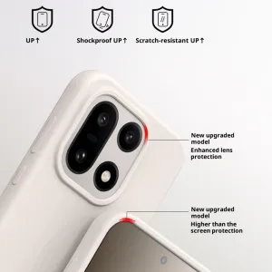 PROTEMIO LIQUID SILICONE Kryt pre OnePlus 15 biely