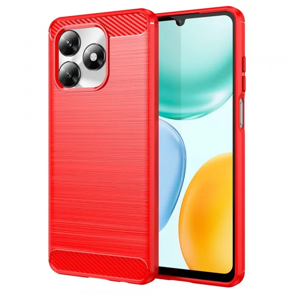 FLEXI TPU Ochranný kryt Honor X5c Plus červený