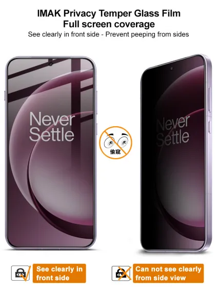 IMAK 3D PRIVACY Tvrdené ochranné sklo pre OnePlus 15