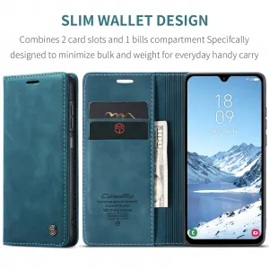 CASEME Peňaženkový obal pre Samsung Galaxy A17 / A17 5G modrý