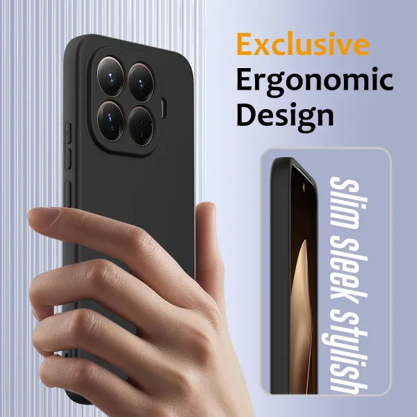 RUBBER MAGSAFE Silikónový kryt pre Xiaomi 15T Pro BLACK