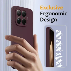 RUBBER MAGSAFE Silikónový kryt pre Xiaomi 15T Pro PLUM
