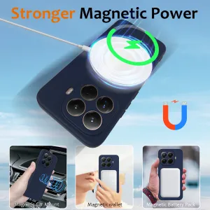 RUBBER MAGSAFE Silikónový kryt pre Xiaomi 15T Pro  NAVY BLUE