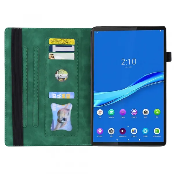 FLATY Zaklápacie puzdro pre Lenovo Tab One / Lenovo Tab K9 zelené