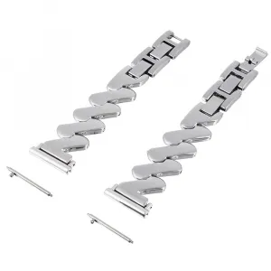 FLOWY Kovový remienok pre Garmin Venu 3 / Venu 4 45mm strieborný