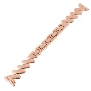 FLOWY Kovový remienok pre Garmin Venu 3 / Venu 4 45mm ROSE GOLD