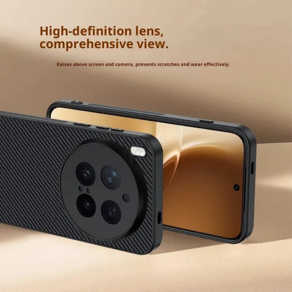 CARBON Ochranný obal pre Vivo X300 Pro GOLD