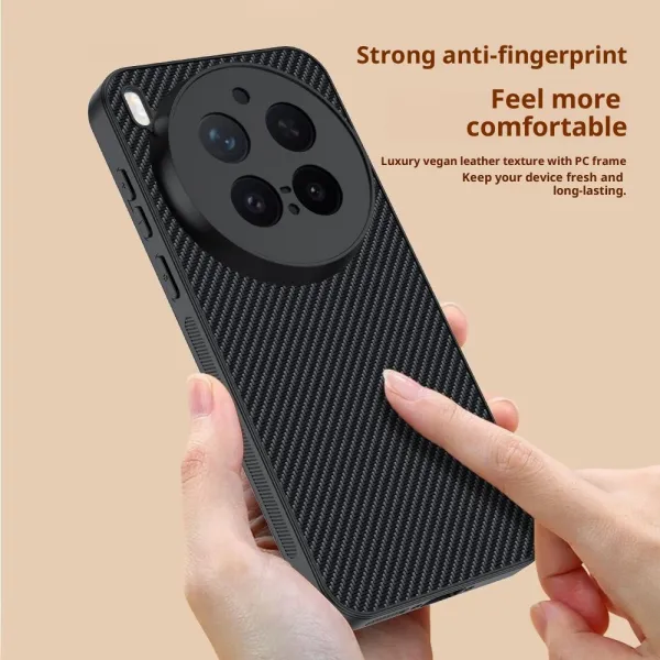 CARBON Ochranný obal pre Vivo X300 Pro GOLD