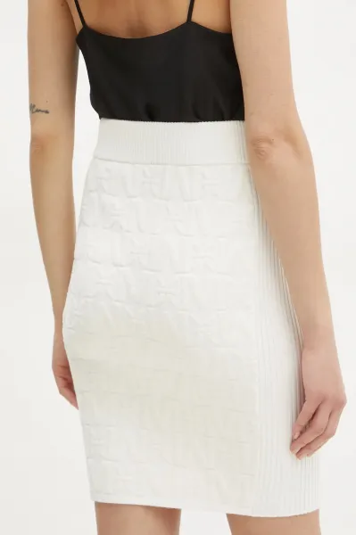 Sukňa Marciano by Guess HERMIONE biela farba, mini, puzdrová, 4BGD01 5661Z
