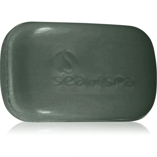 Sea of Spa Essential Dead Sea Treatment tuhé mydlo s čiernym bahnom 125 g